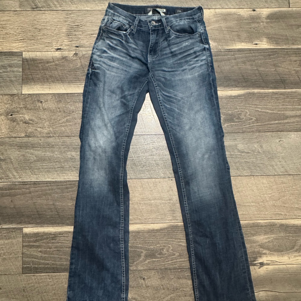 BKE Women's Boot Cut Jeans - Faded Indigo